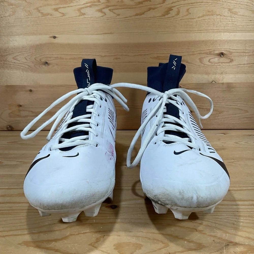 Nike Vapor Edge Pro 360 2 NFL Cleats Men’s 13 White Navy Team Issued FN7759-102